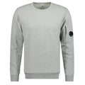Cp Company 032A Light Fleece Lens Sweatshirt In Grey