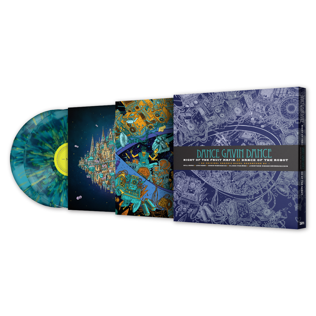 DANCE GAVIN DANCE: NIGHT OF THE FRUIT MAFIA//DANCE OF THE ROBOT GRAPHIC NOVEL - SIGNED PLATINUM EDITION