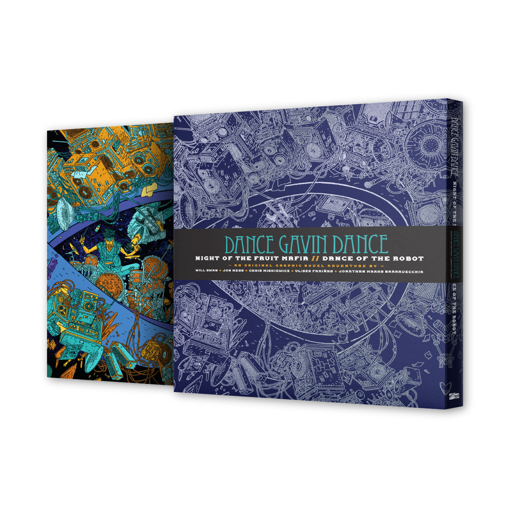 DANCE GAVIN DANCE: NIGHT OF THE FRUIT MAFIA//DANCE OF THE ROBOT GRAPHIC NOVEL - SIGNED PLATINUM EDITION
