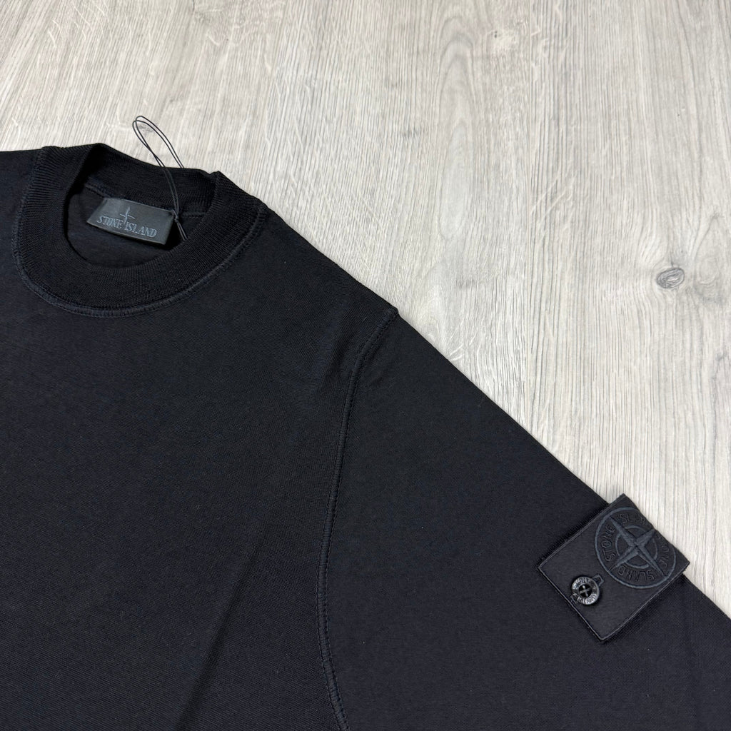 Stone Island Ghost Knit Sweatshirt - Black