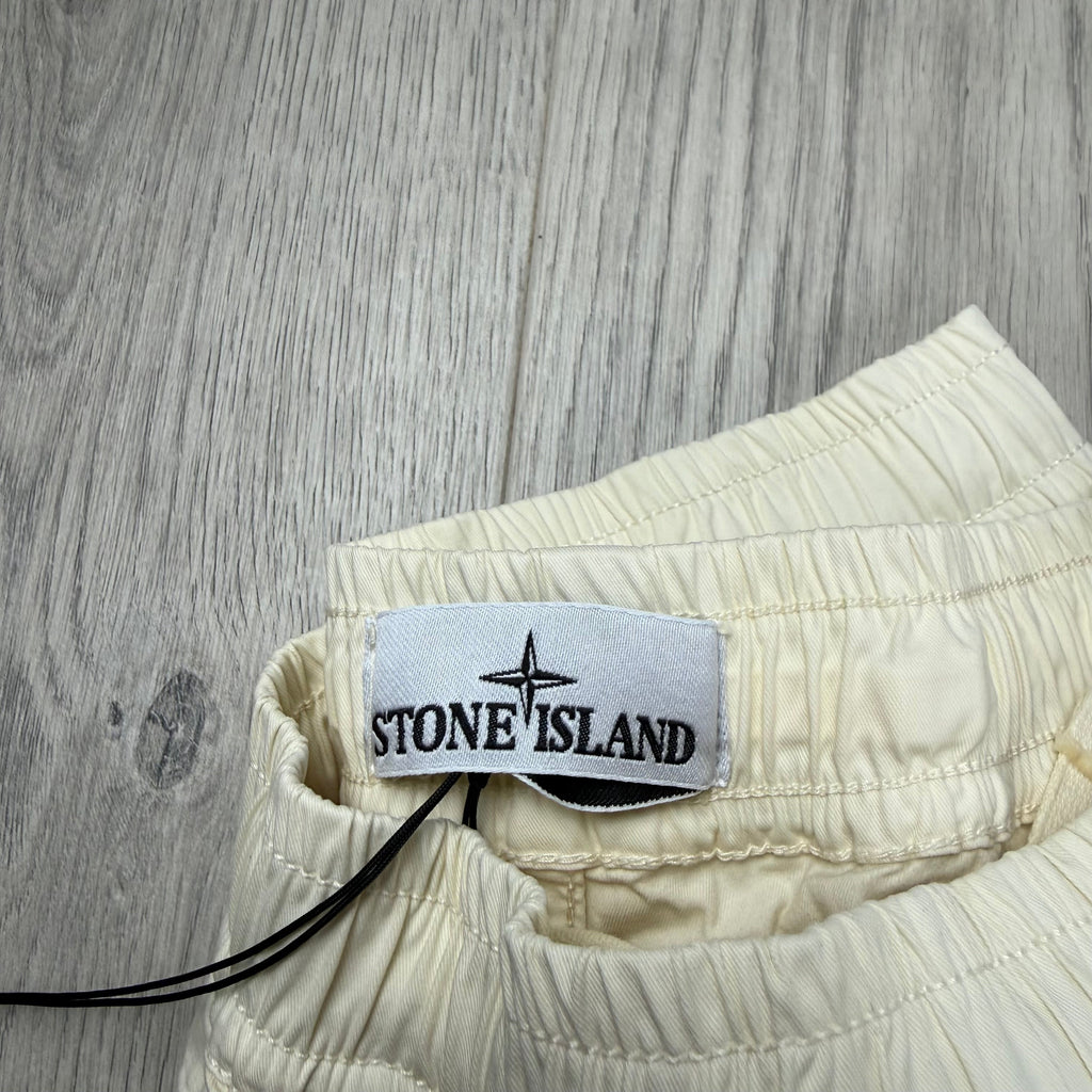 Stone Island Cargo Trousers - Ivory