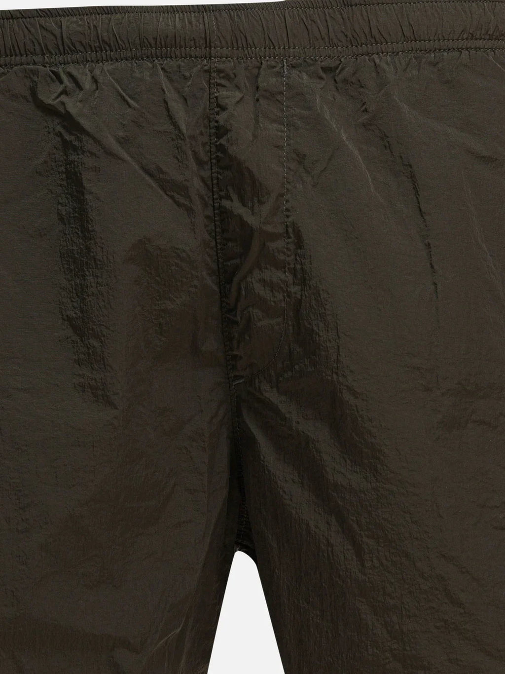 Cp Company Eco-Chrome British Sailor Swim Shorts In Ivy Green With Certilogo