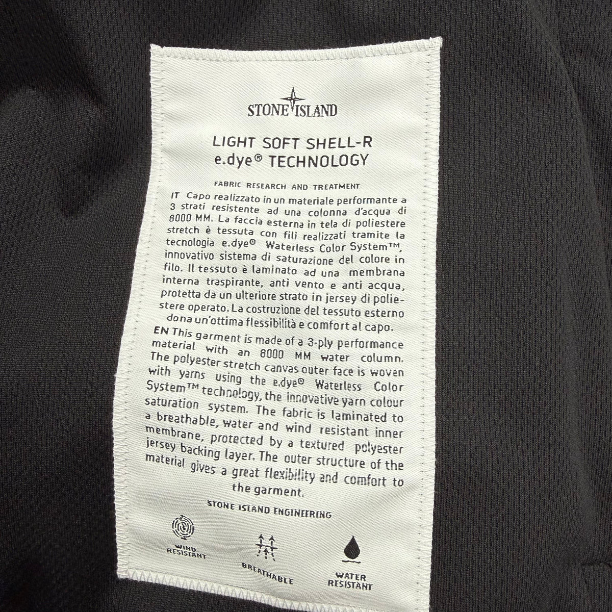 Stone Island Shell Jacket - Black