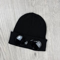CP Company Goggle Beanie - Black
