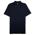 Cp Company Metropolis Series Striped Polo Shirt In Navy