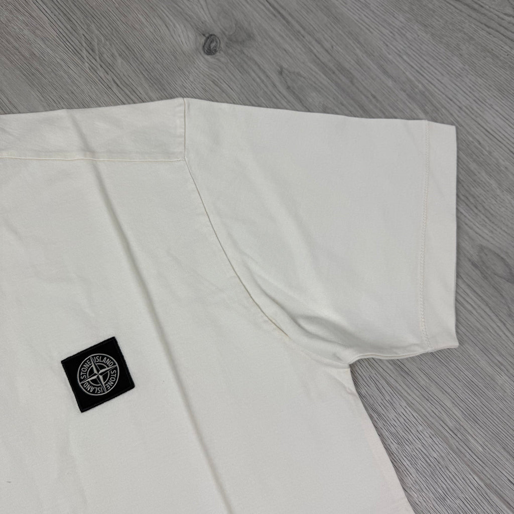 Stone Island Patch T-Shirt - Ivory