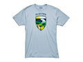 Electra Crest Tee Men Small Light Blue Shirt