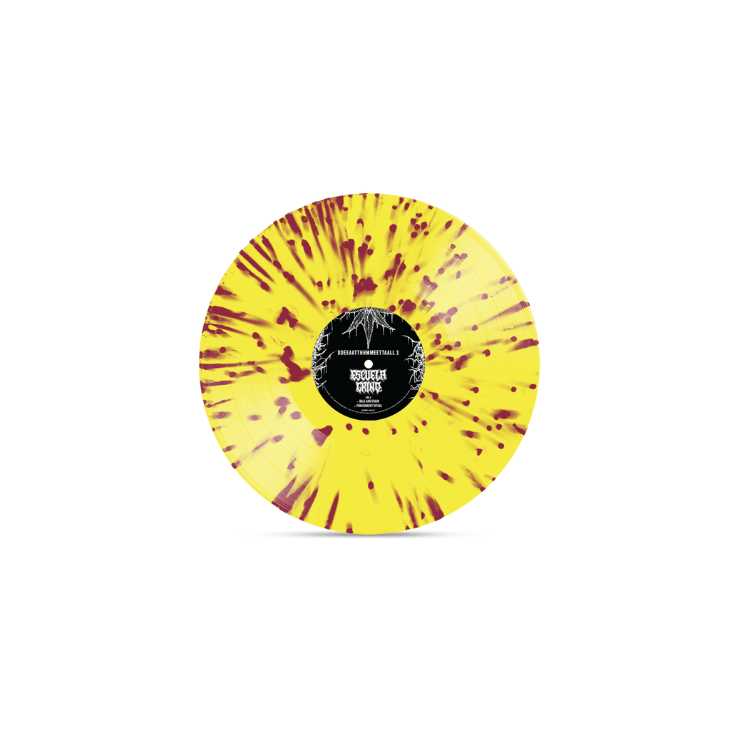 ESCUELA GRIND 'DDEEAATTHHMMEETTAALL' LP (Lemonade Splatter Vinyl)