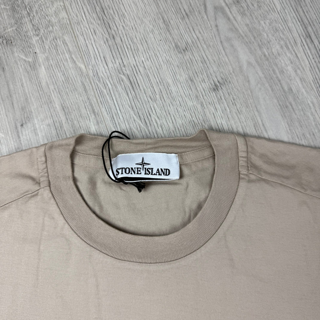 Stone Island Patch T-Shirt - Desert