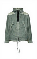 Cp Company 50 Fili Gum Mixed Goggle Jacket In Agave Green