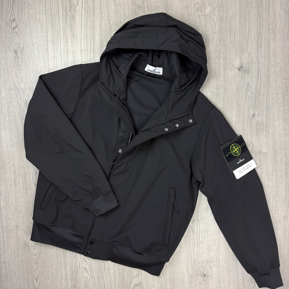 Stone Island Shell Jacket - Black