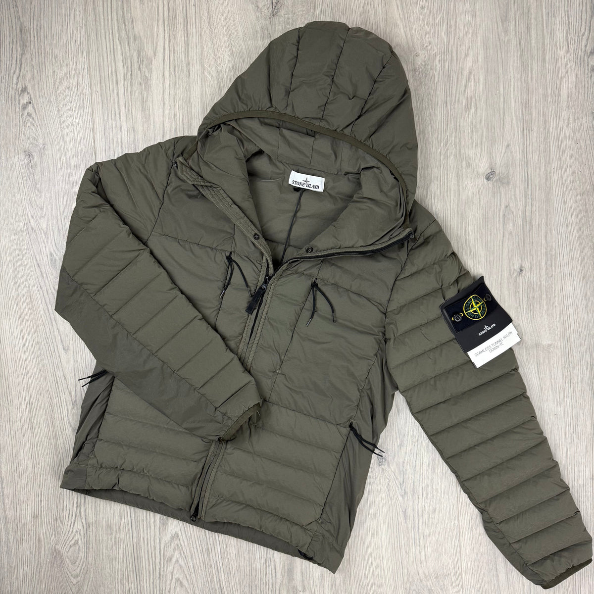Stone Island Seamless Down Jacket - Military