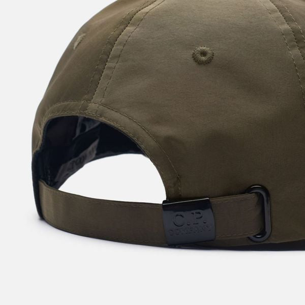 Cp Company Chrome-R Logo Baseball Cap in Ivy Green