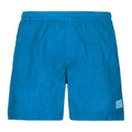 Cp Company Eco-Chrome R Stitch Logo Swim Shorts Tile Blue