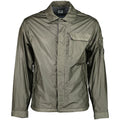 Cp Company CS II Lens Jacket In Smoked Pearl with Certilogo