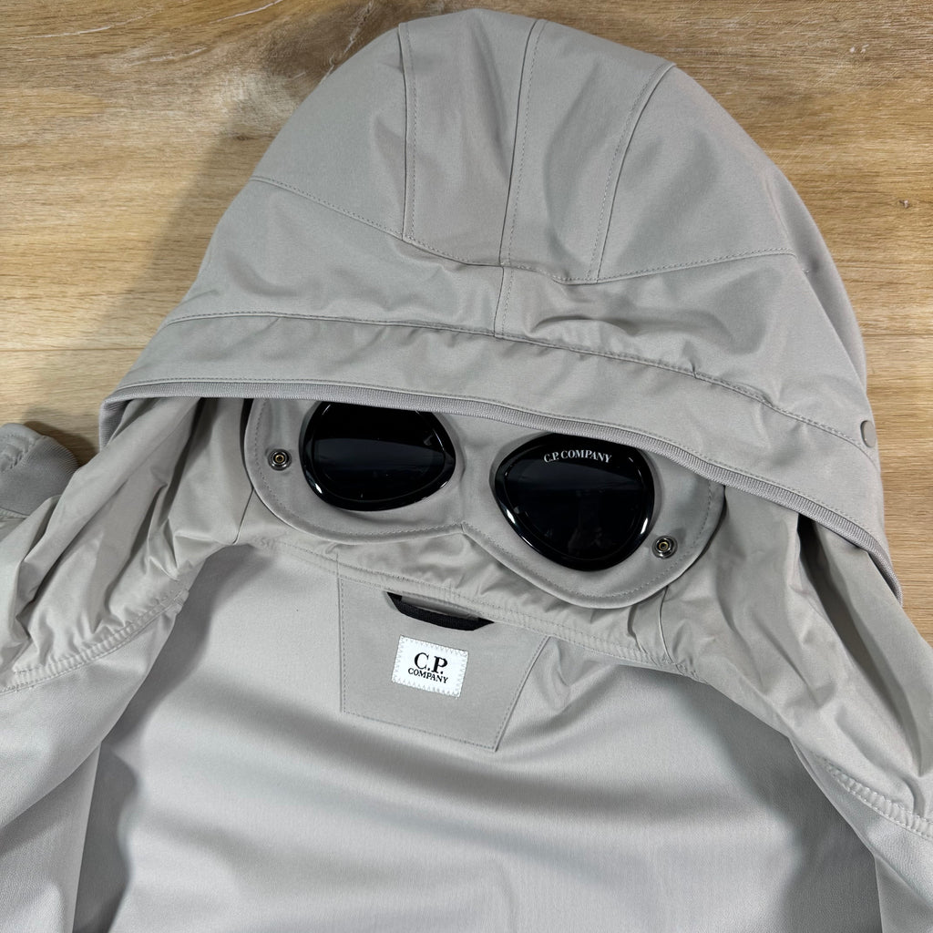 C.P. Company Shell-R Goggle Lens Jacket in Dove