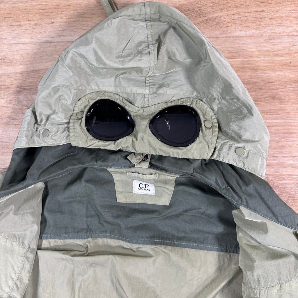 C.P. Company Chrome-R Goggle Jacket in Moss Gray - Green