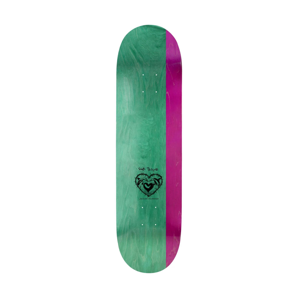 Jacuzzi Skateboard Deck Dolphin Logo Black 8.25" x 32"