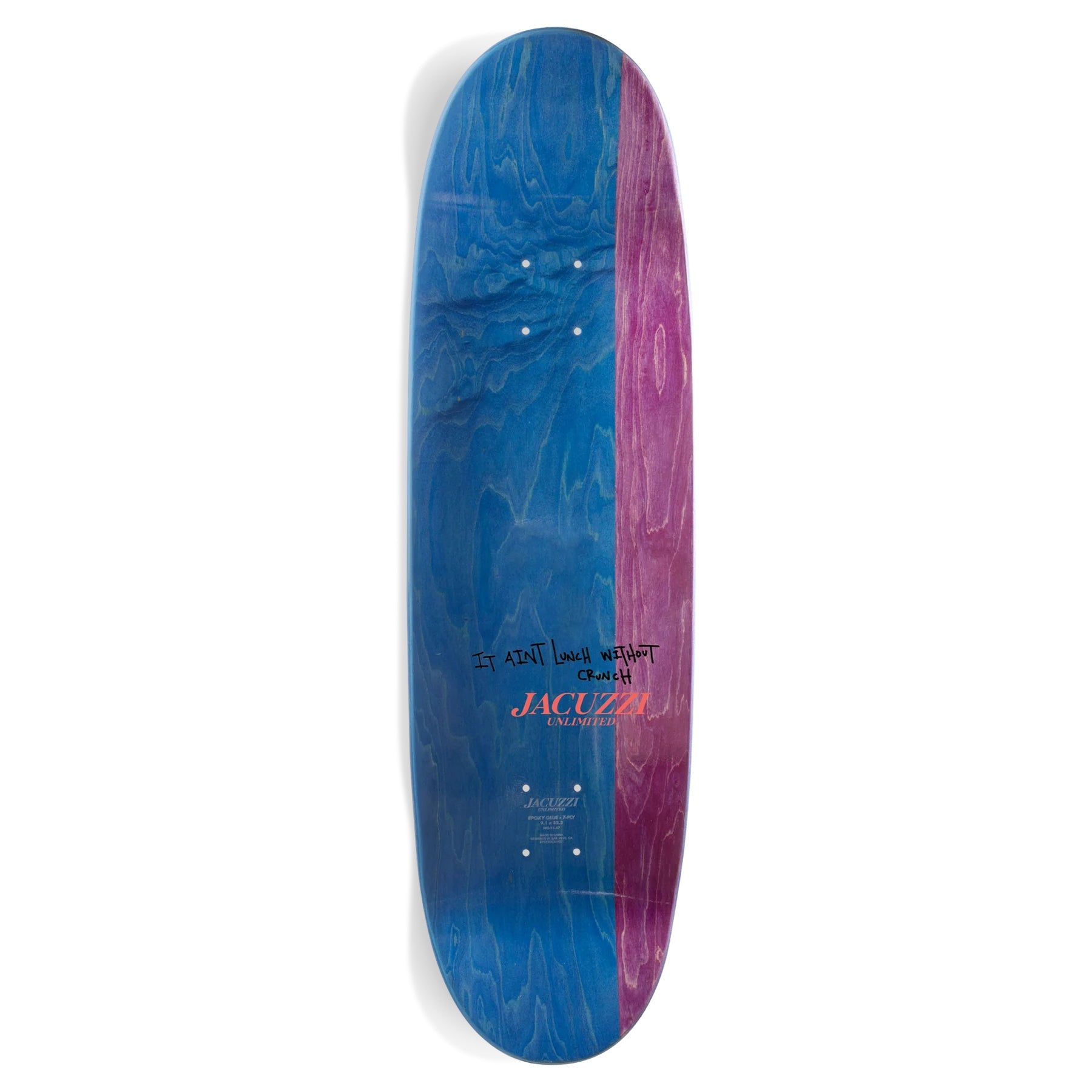 Jacuzzi Skateboard Deck Tony Latham Ring of Fire 9.125" x 32.1"