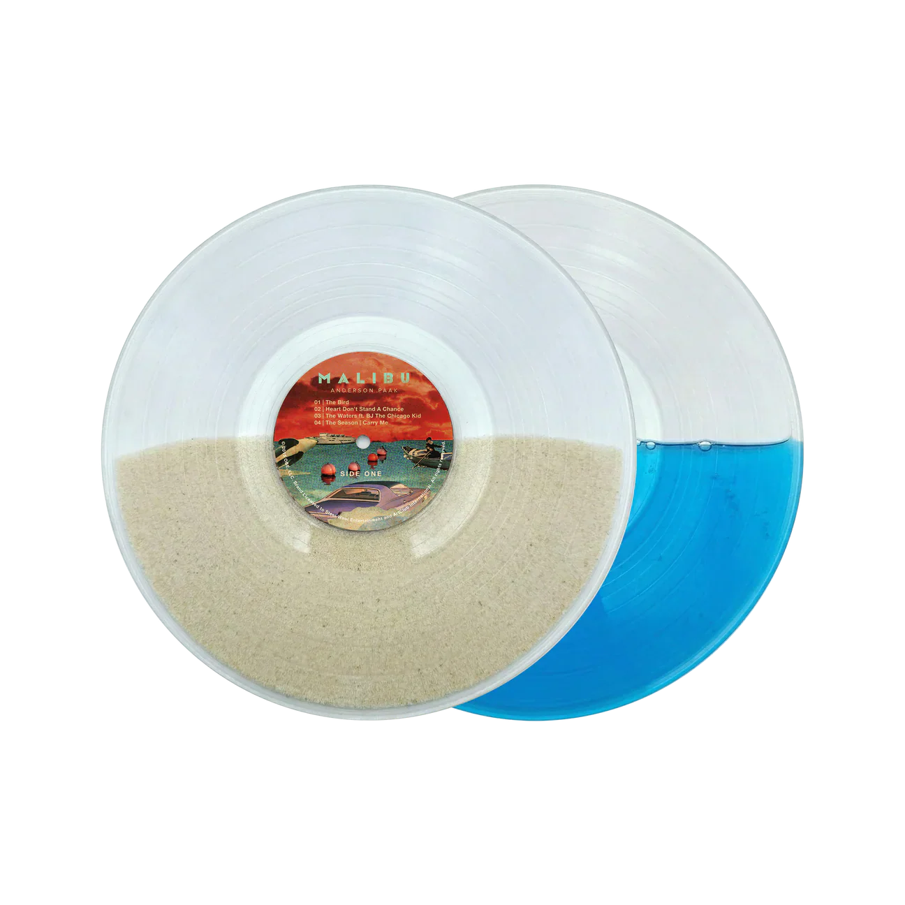 Anderson Paak "Malibu" 10 Year Anniversary (Water & Sand Filled) 2xLP Vinyl