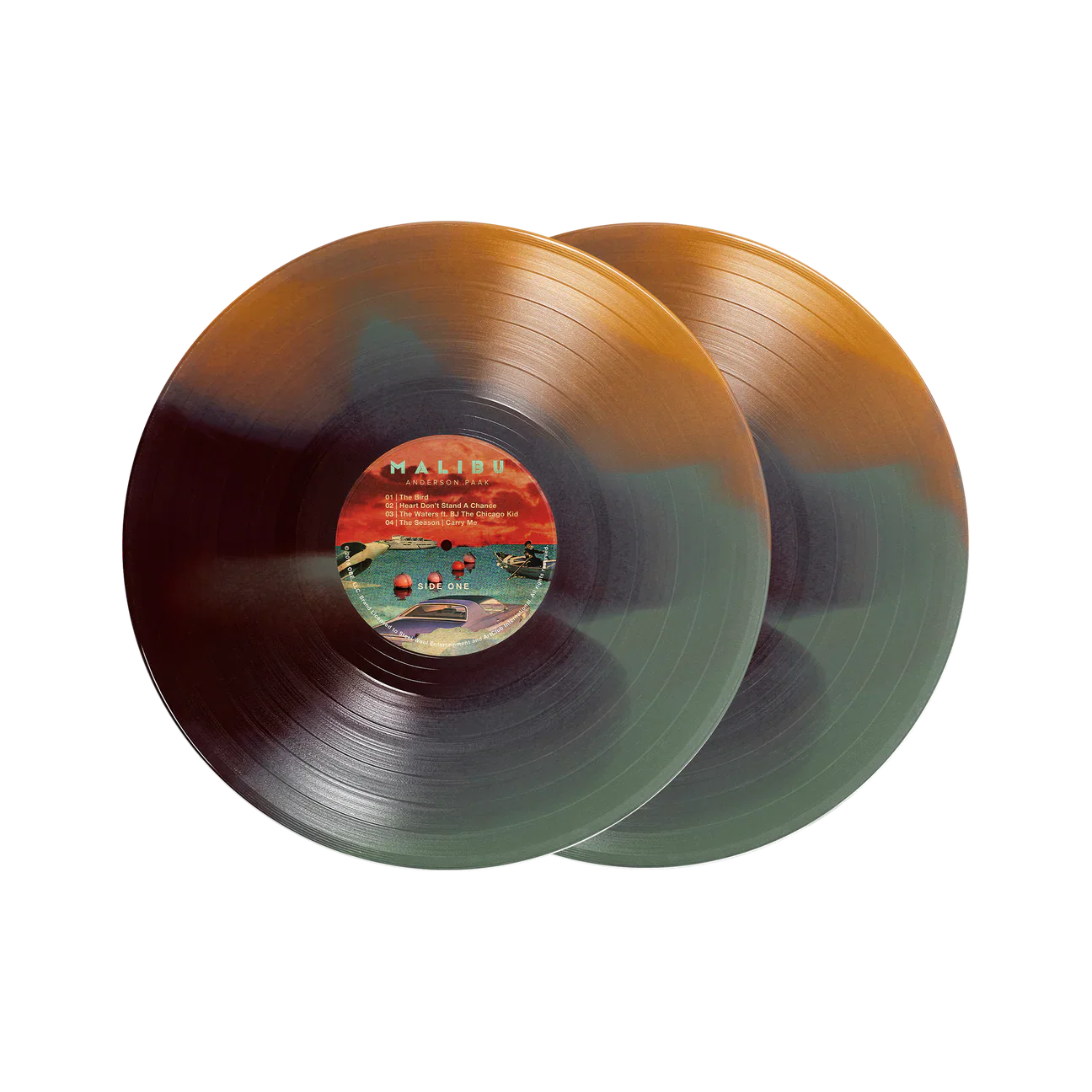 Anderson Paak "Malibu" 10 Year Anniversary (Sea Floor) 2xLP Vinyl