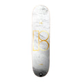 Plan B Skateboard Deck Gustavo White Marble Twin 8.0" x 31.5"
