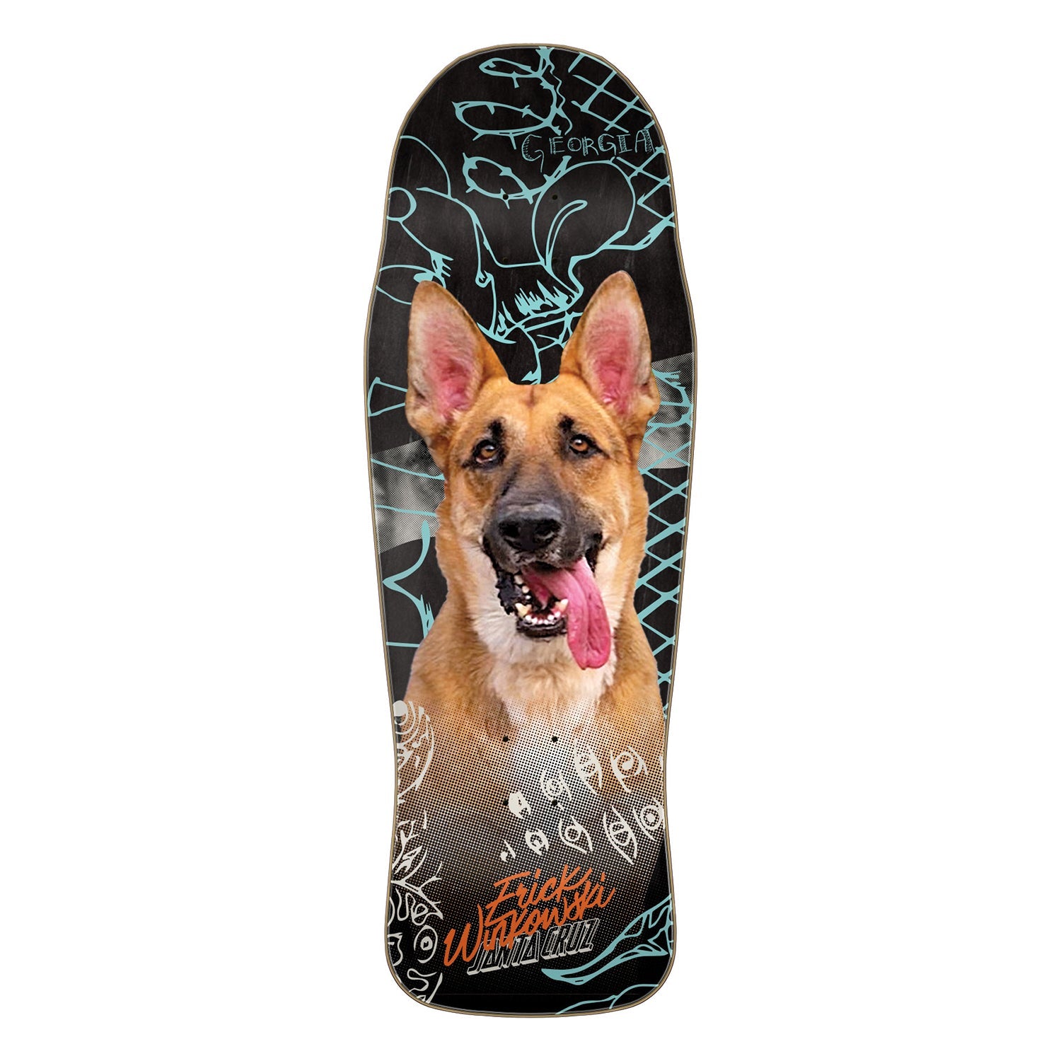 Santa Cruz Skateboard Deck Winkowski Tribute 10.34" x 30.54"
