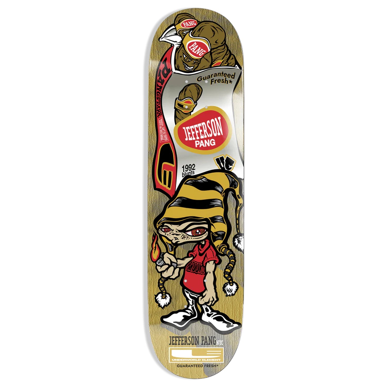 Underworld Element Skateboard Deck Jeff Pang Guaranteed Fresh 8.25" x 32"