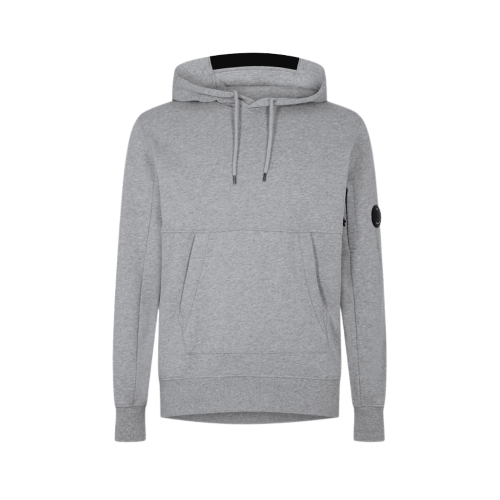 CP Company Raised Fleece Hoodie - Grey