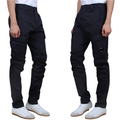 Cp Company 056A Stretch Sateen Cargo Pants In Navy