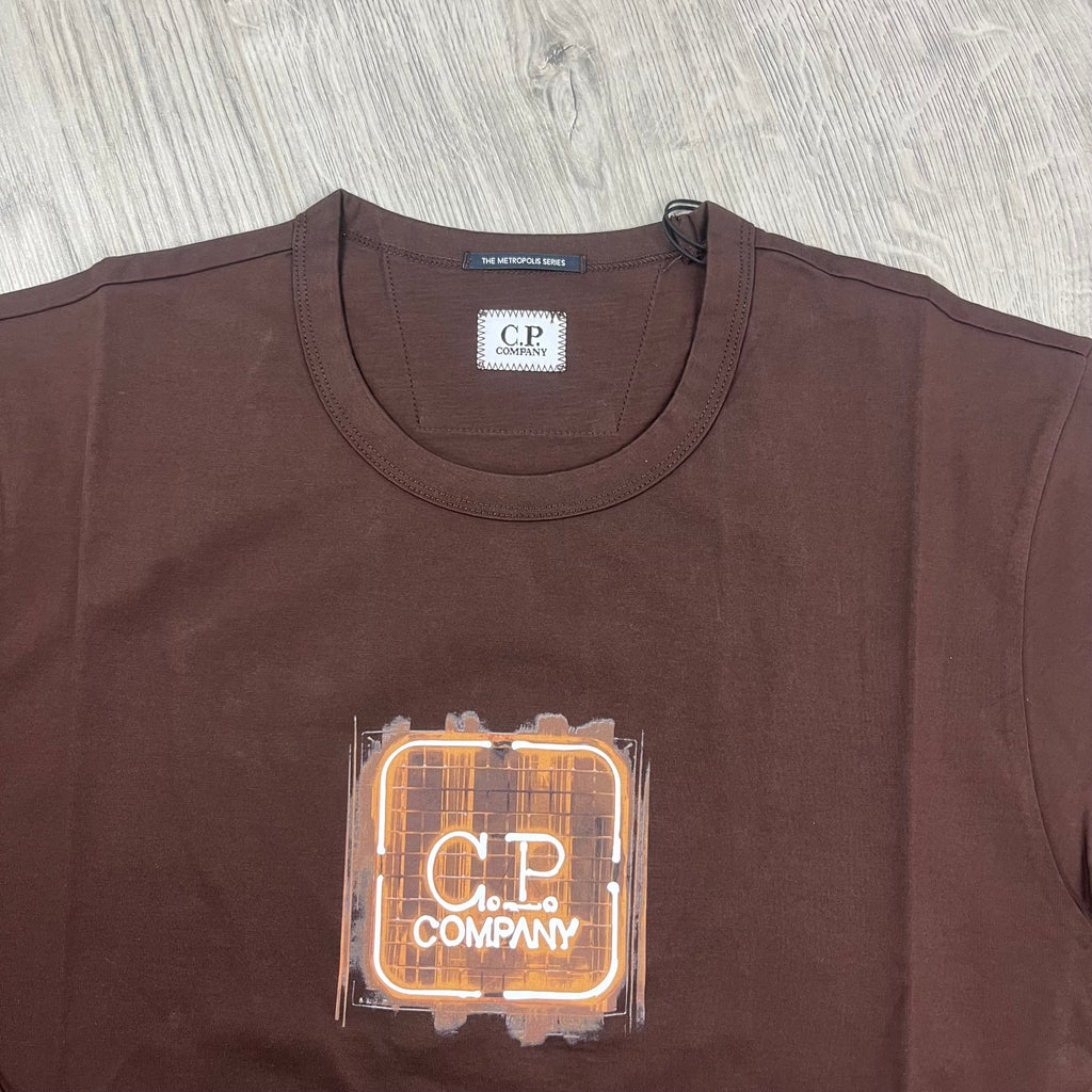 CP Company Metropolis T-Shirt - Rum Raisin