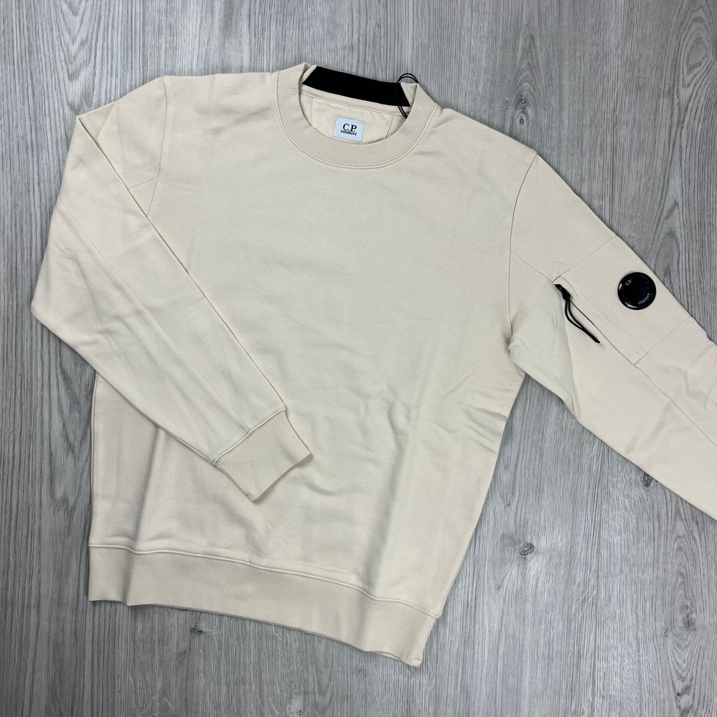 CP Company Raised Fleece Sweatshirt - Pistachio Shell