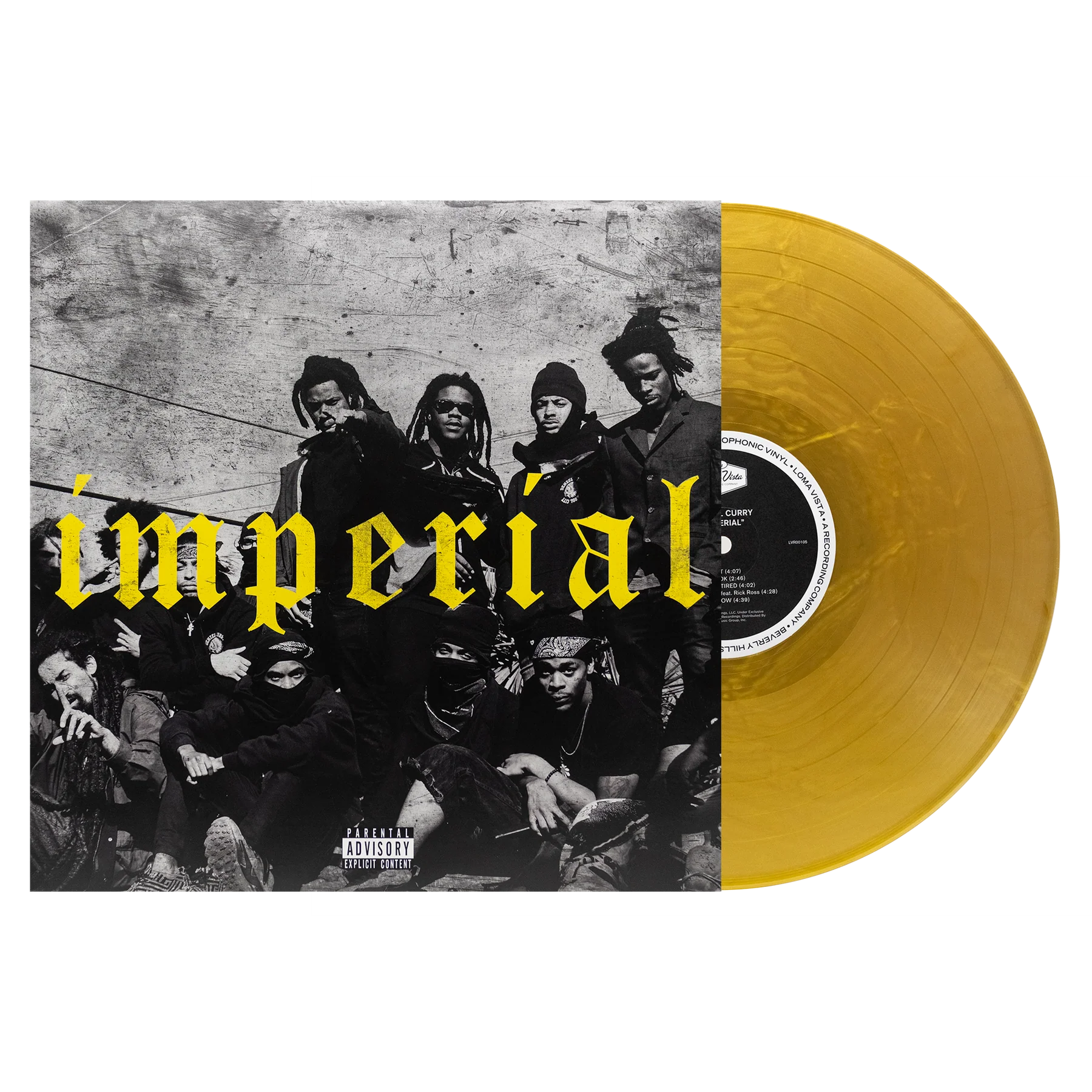 DENZEL CURRY 'IMPERIAL' LP (Limited Edition, Gold Vinyl)