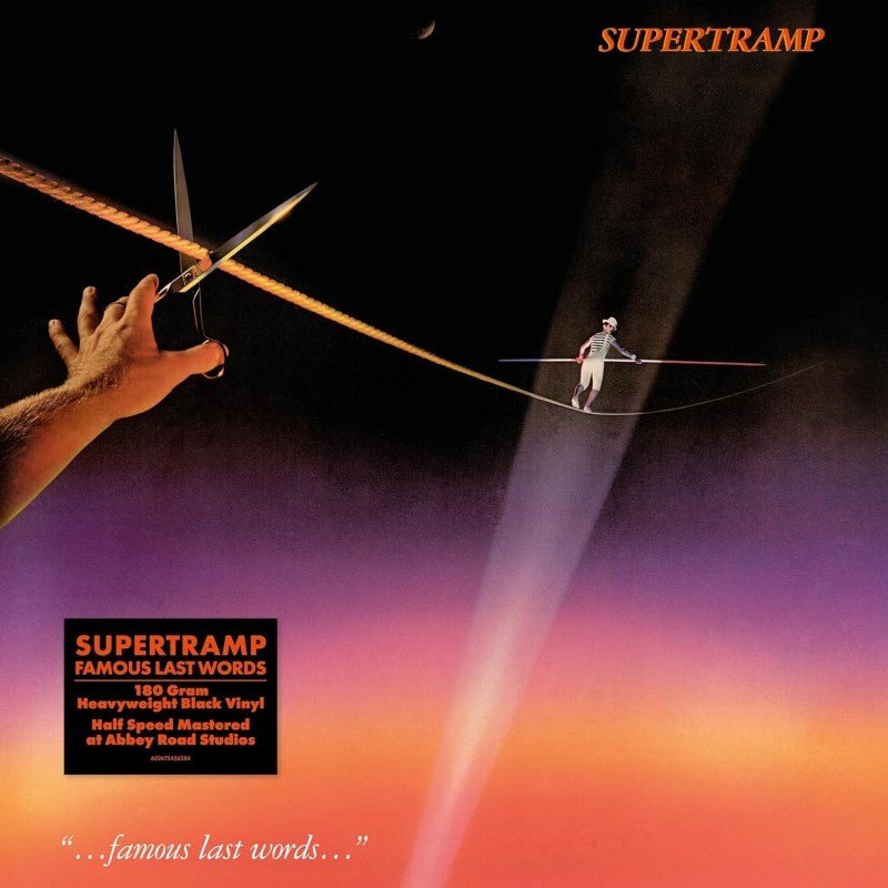SUPERTRAMP - ...FAMOUS LAST WORDS... Vinyl LP