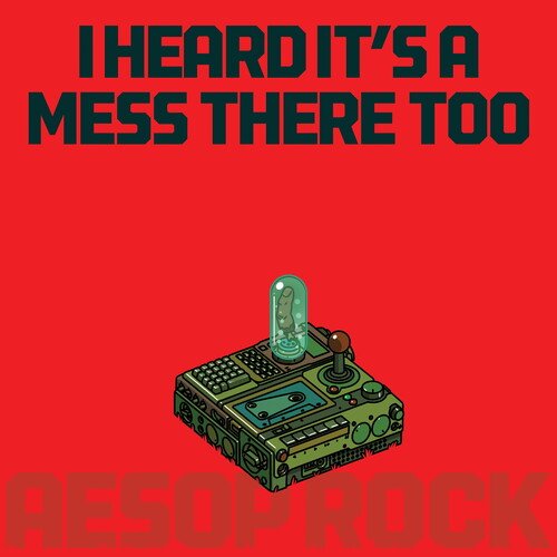 AESOP ROCK - HEARD IT'S A MESS THERE TOO - RED Vinyl LP