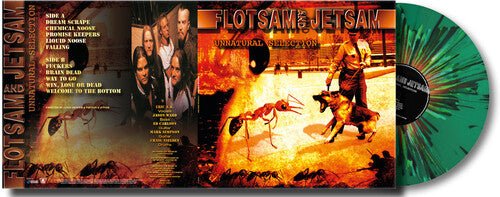FLOTSAM & JETSAM - UNNATURAL SELECTION - LIMITED EDITION Splatter Green Vinyl LP