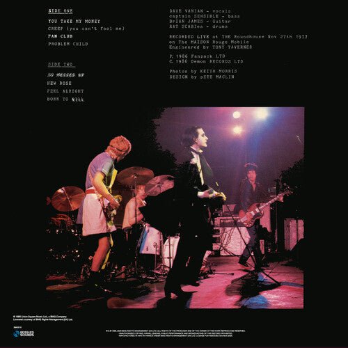 DAMNED - NOT THE CAPTAIN'S BIRTHDAY PARTY Vinyl LP