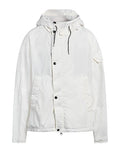 Cp Company Flatt Nylon Lens Jacket In White
