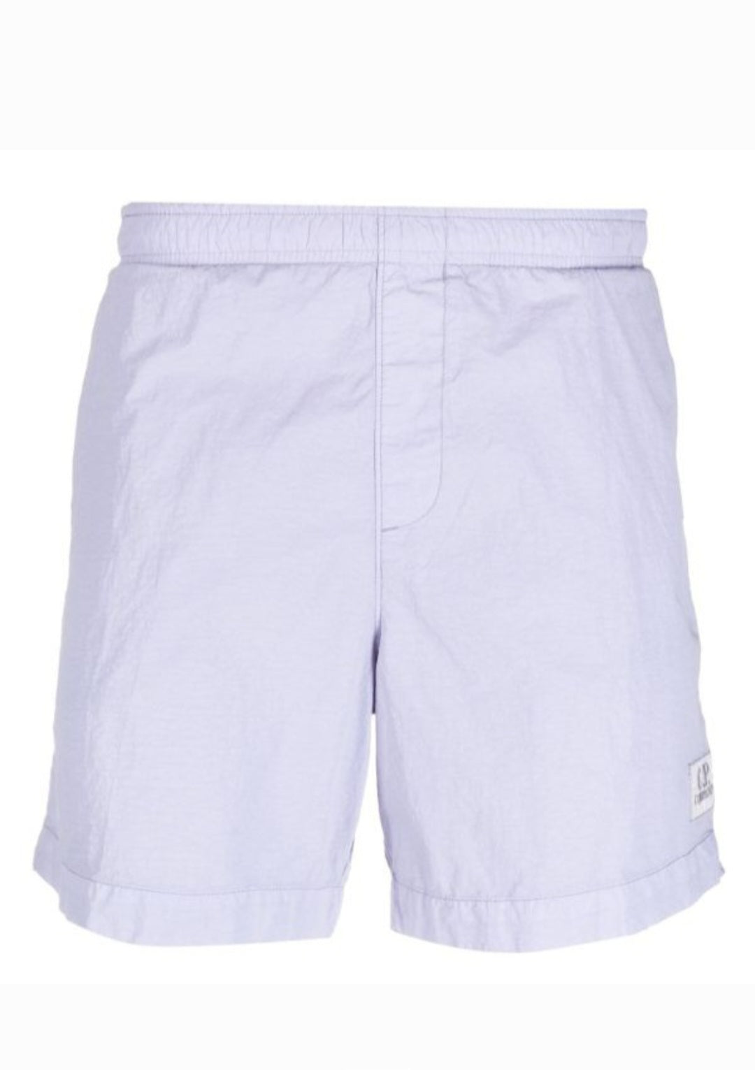 Cp Company Flatt Nylon Stitch Logo Swim Shorts Cosmic Sky