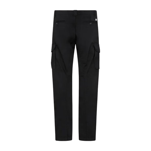 Cp Company 056A Stretch Sateen Cargo Pants In Black