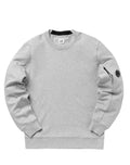 Cp Company Diagonal Raised Cotton Lens Sweatshirt in Grey
