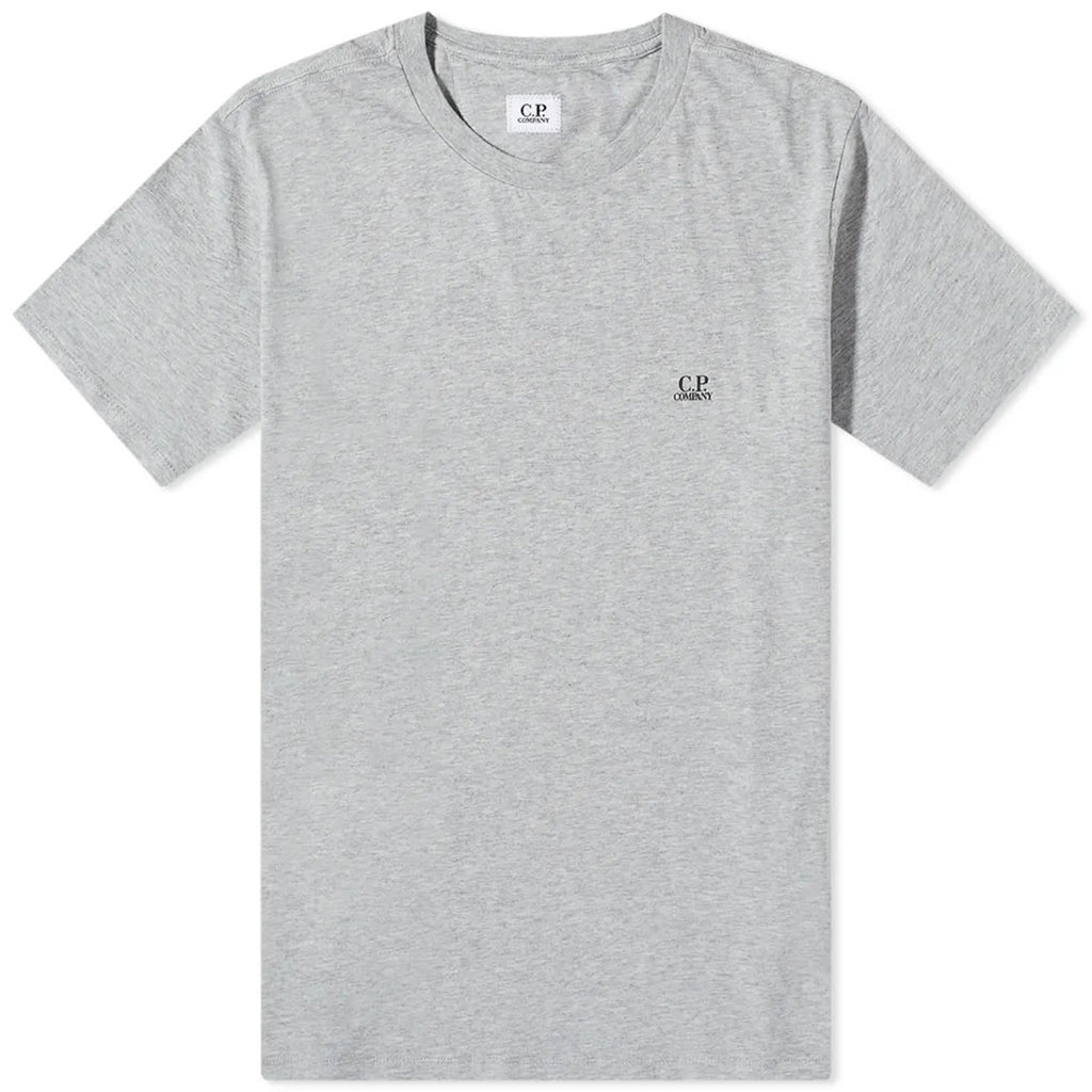 Cp Company 30/1 Jersey Goggle T-Shirt In Grey