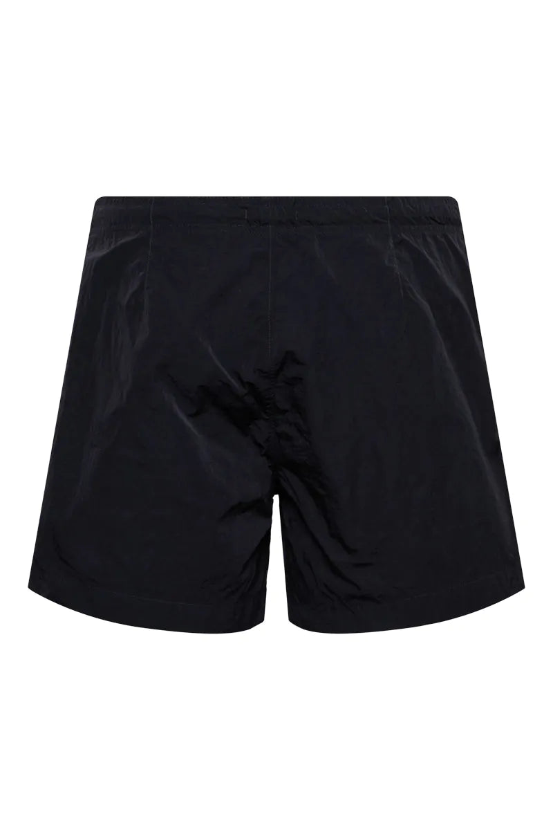 Cp Company 201A Eco Chrome-R Button Swimshorts In Navy