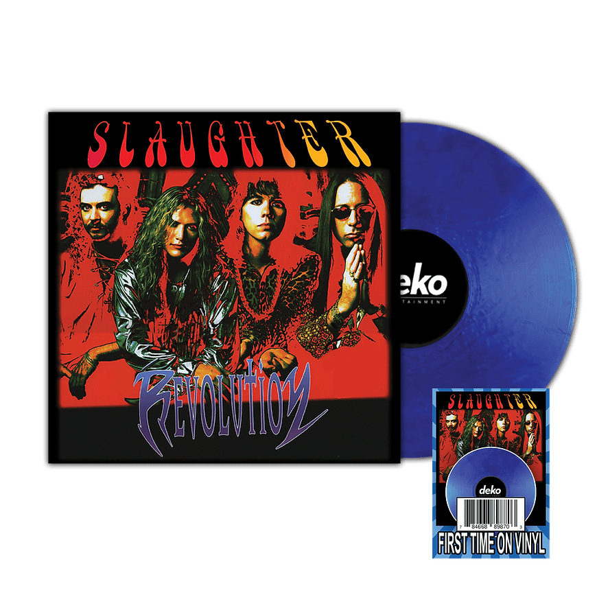 Slaughter -  Revolution Blue Vinyl LP