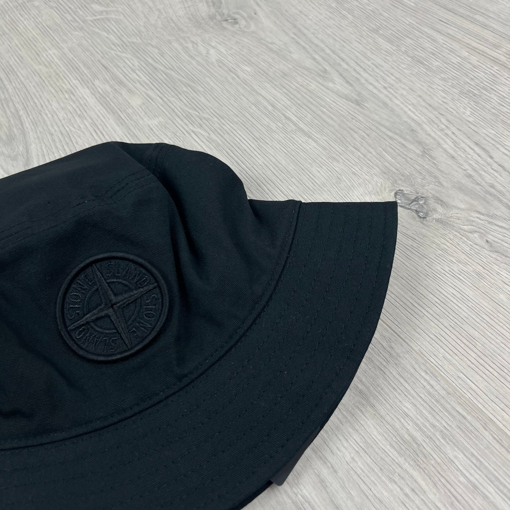 Stone Island Metal Bucket Hat - Black