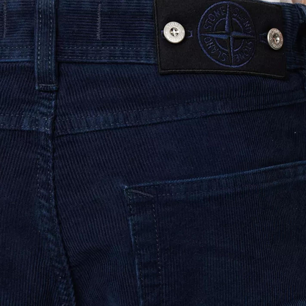 [Stone Island] Denim Research Micro Corduroy-Rinsed Straight Leg