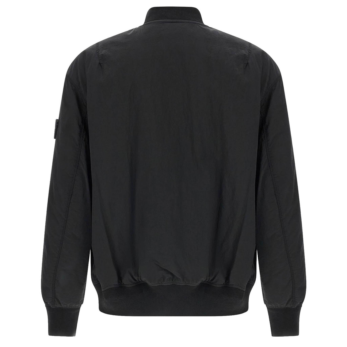 [Stone Island] Nylon Metal Bomber Jacket in Black