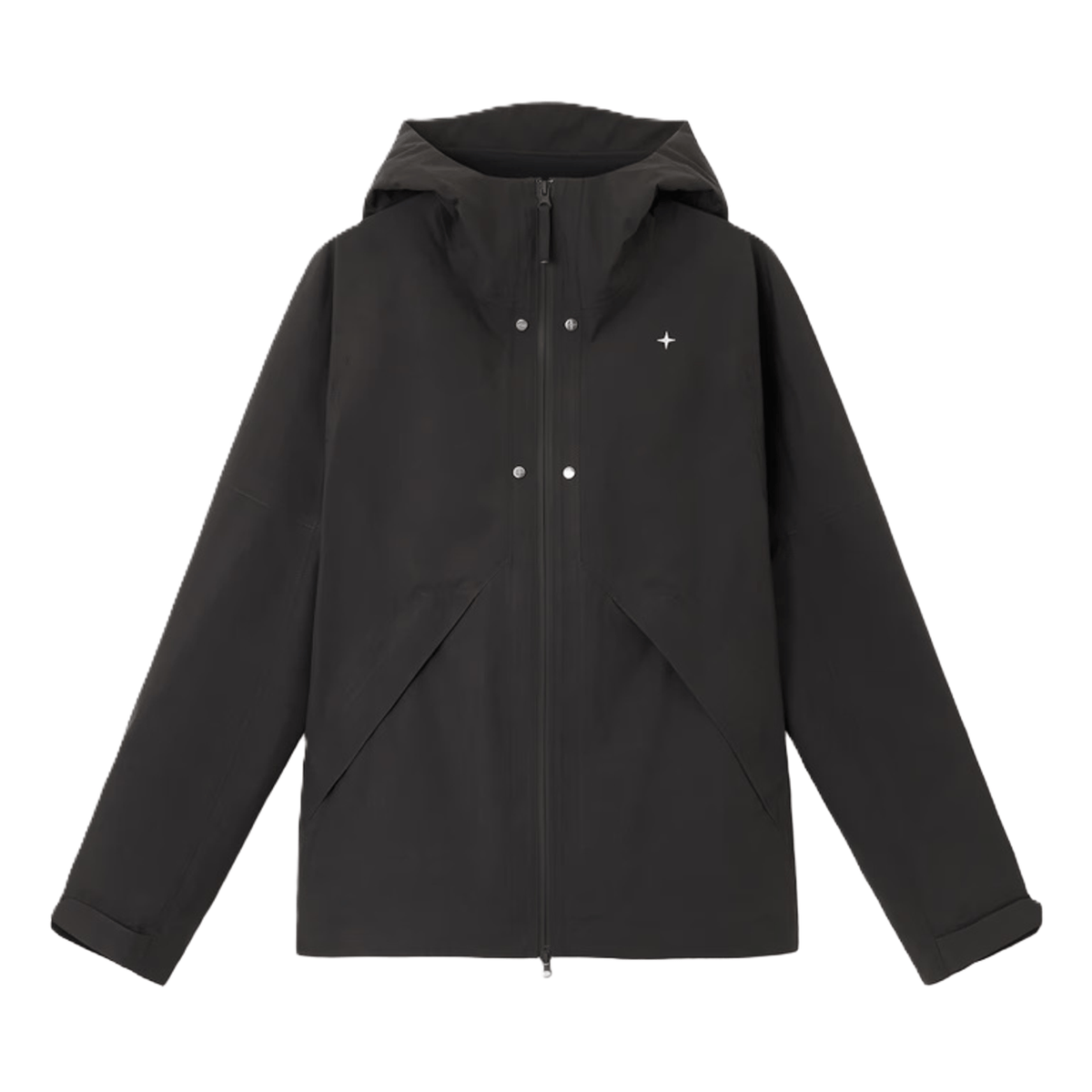 [Stone Island] Stellina 3L Gore-Tex Hooded Jacket in Lead Grey